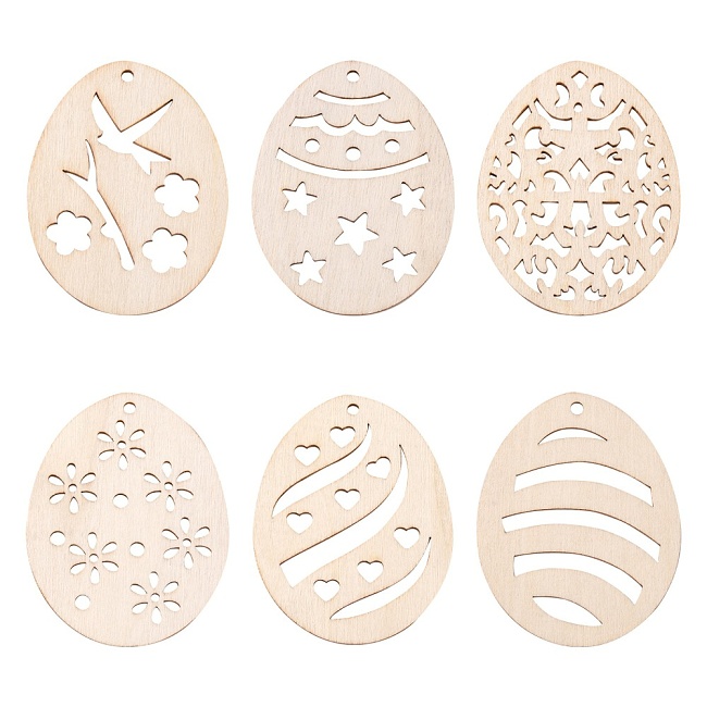 Velikonoční vajíčko - výřez, 67x52mm