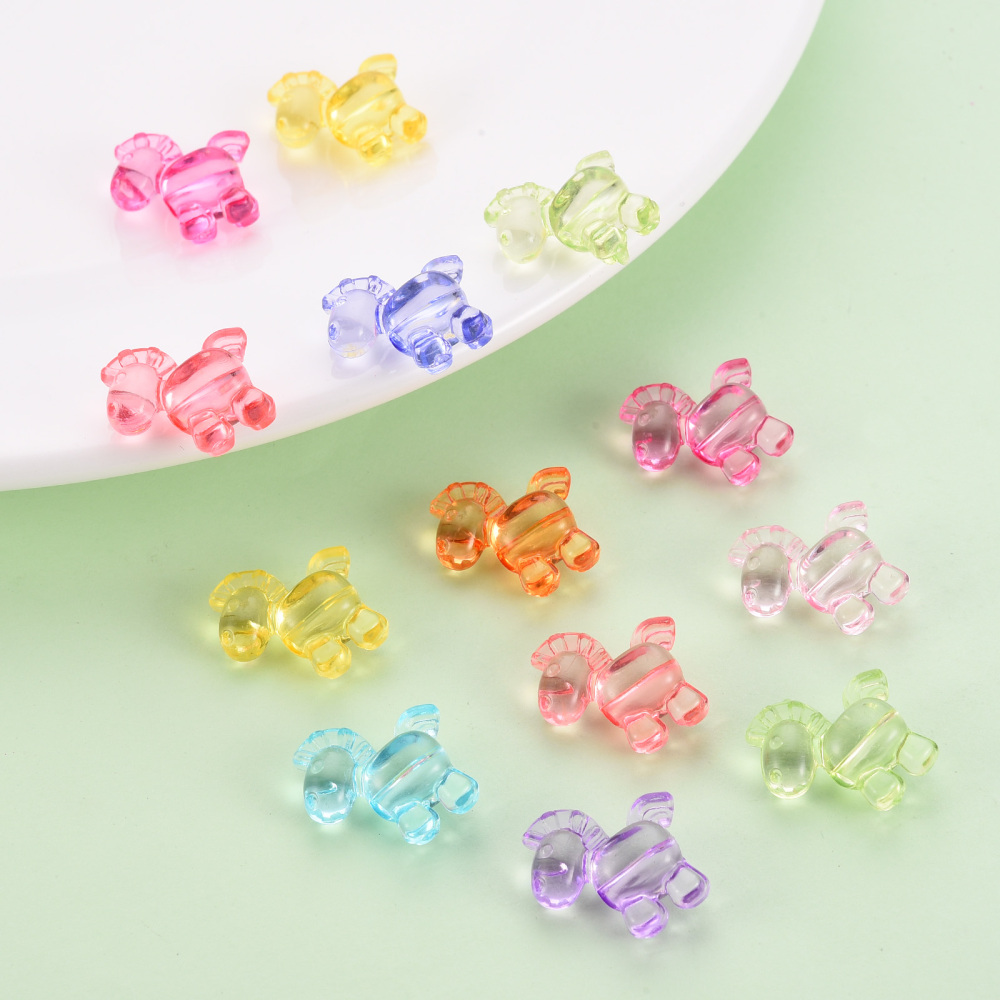 Fialový koník, 17x8mm