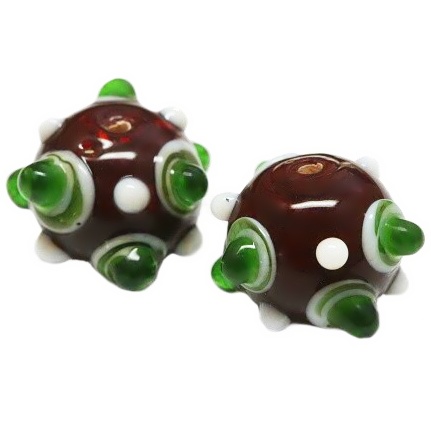 Červená kulička, 23x15mm