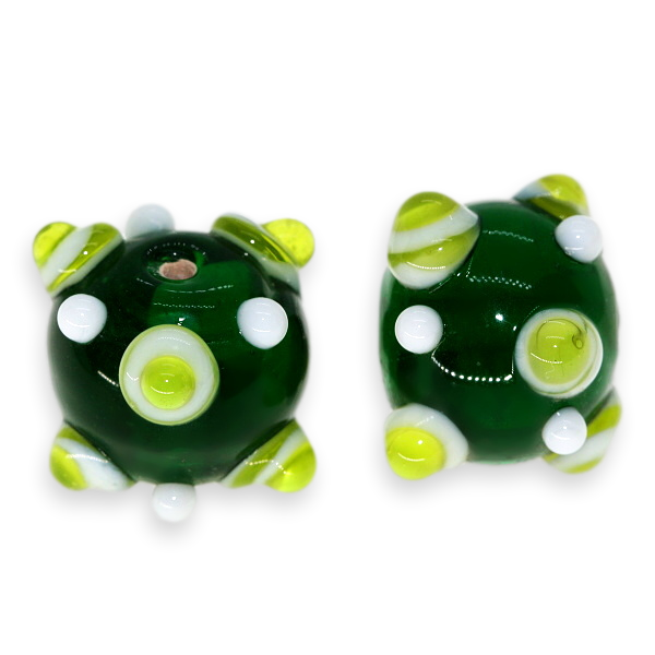 Zelená kulička, 18x13mm
