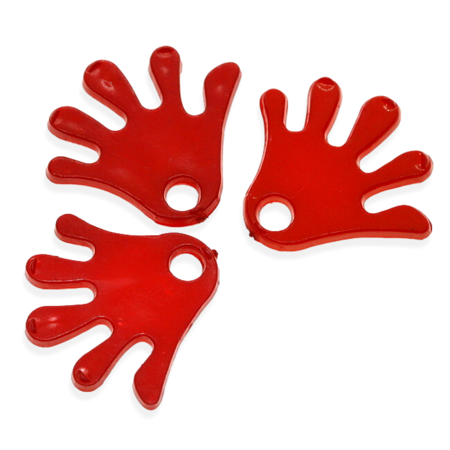 Červená ruka , 20x18mm