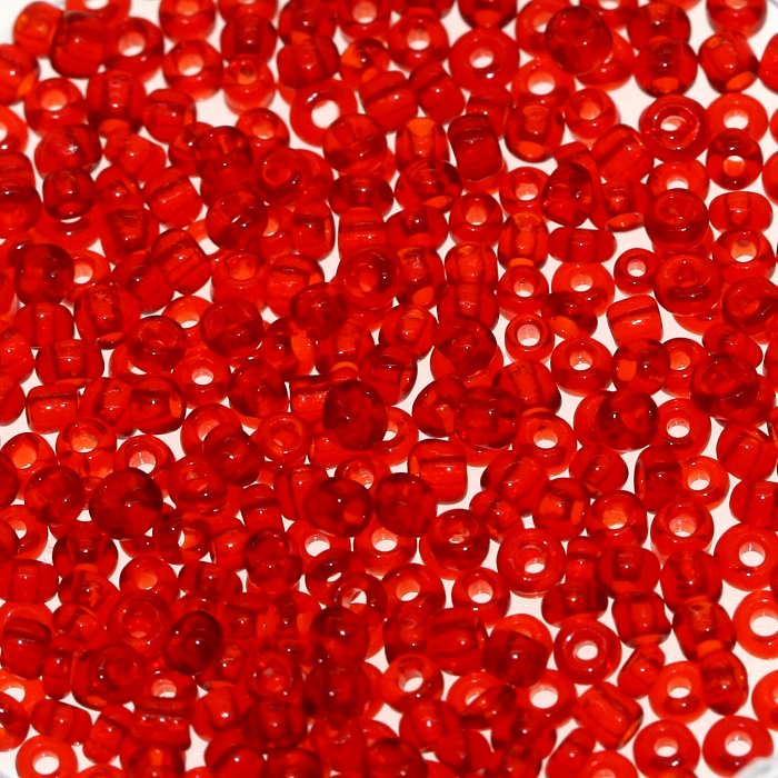 Červený rokajl, 2mm (10g)