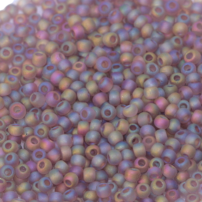 Fialový AB, mat, rokaj, 2mm (10g)