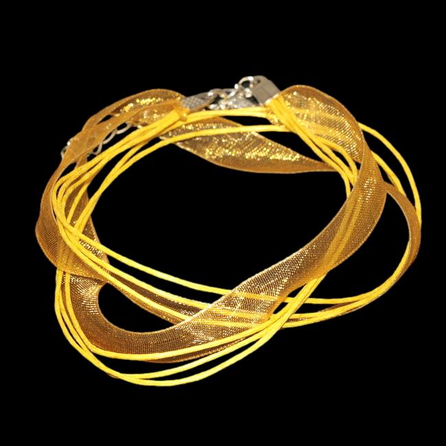 Žlutá šňůrka - 45 cm