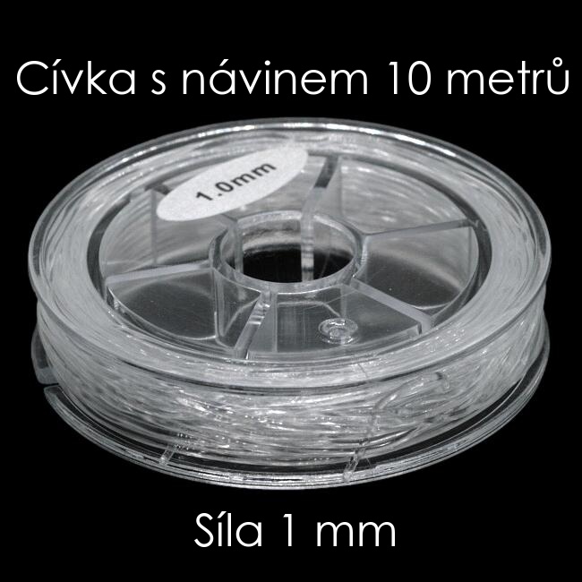 Čirá pruženka, zploštělá, 1mm (10m)