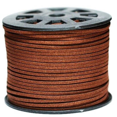 Hnědá kůže, 3x1,5mm