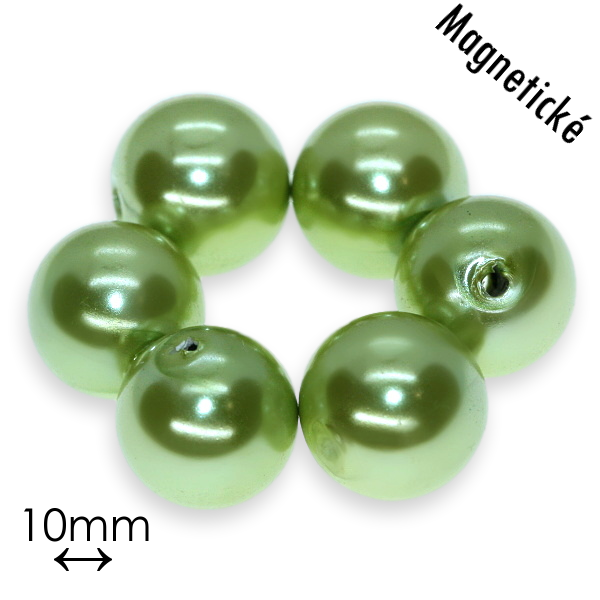 Zelené perle, Hemalyke, 10mm