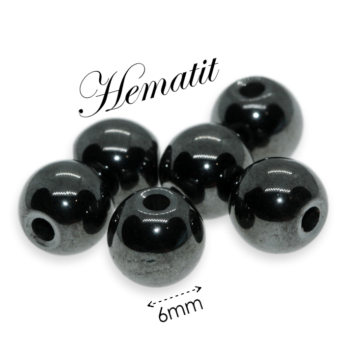 HEMATIT, kulička, 6mm