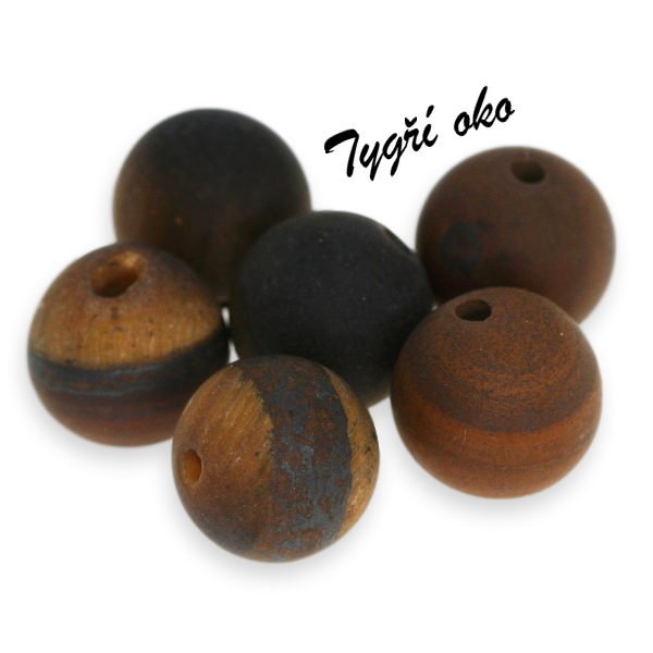 TYGŘÍ OKO, kulička matná, 8mm