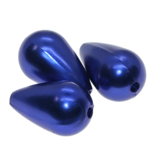 Modrá slzička, 16x10mm