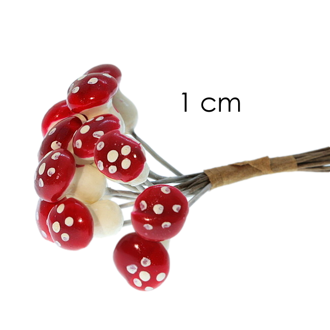 Muchomůrka na drátku, 1mm