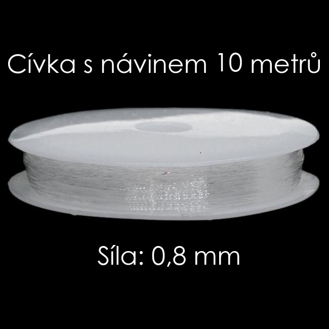 Čirá pruženka, 0,8mm (10m)