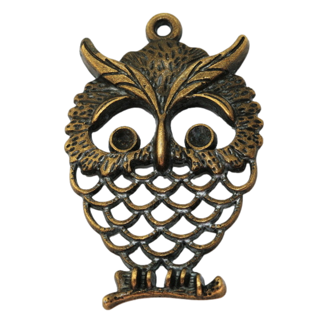 Sova-starobronz, 56x36mm