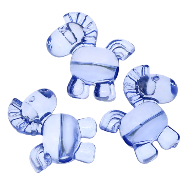 Modrý koník, 17x8mm