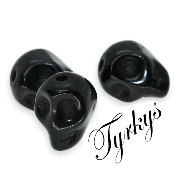 TYRKYS, lebka syntetická, 10x8mm