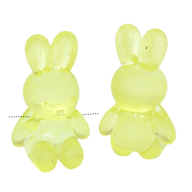 Žlutý králíček, 24x14x11mm