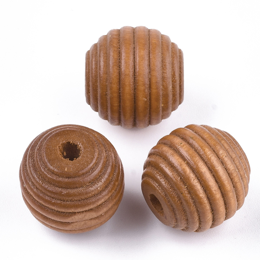 Hnědá kulička, 18x17mm