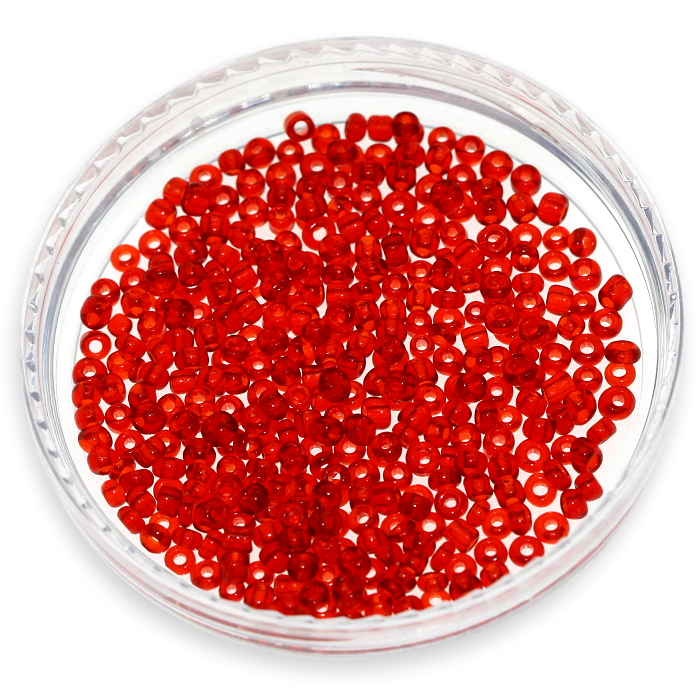Červený rokajl, 2mm (10g)
