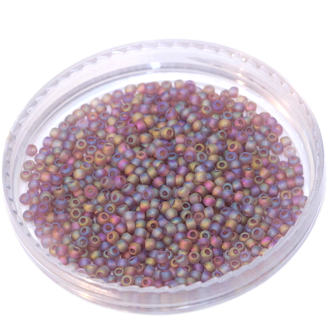 Fialový AB, mat, rokaj, 2mm (10g)