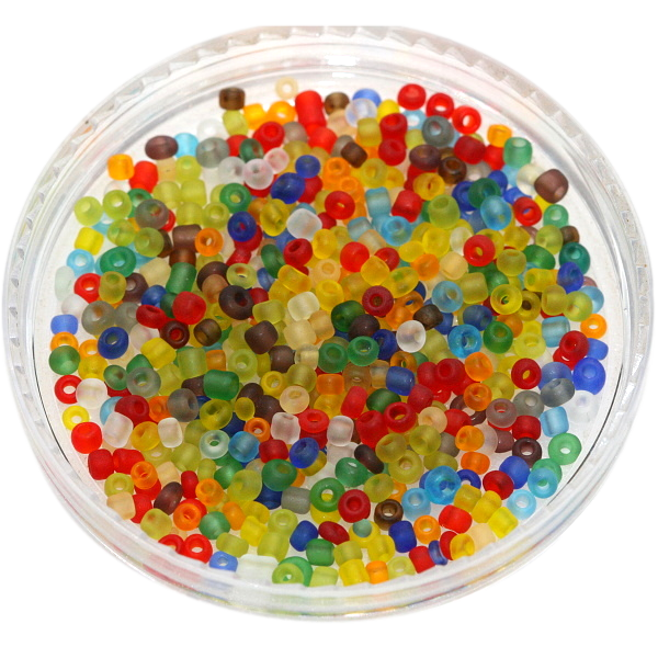 Barevný rokajl-směs, 2mm (10g)