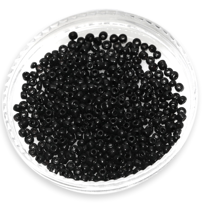 Černý rokajl, 2mm (10g)