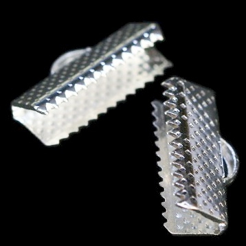 Stříbrná koncovka, 16x7mm