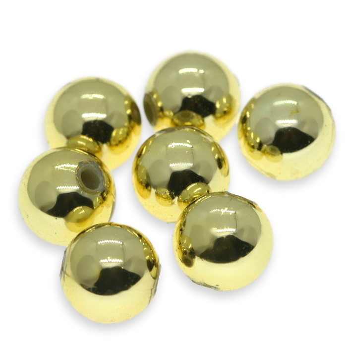 Zlaté kuličky, 8mm (30ks)