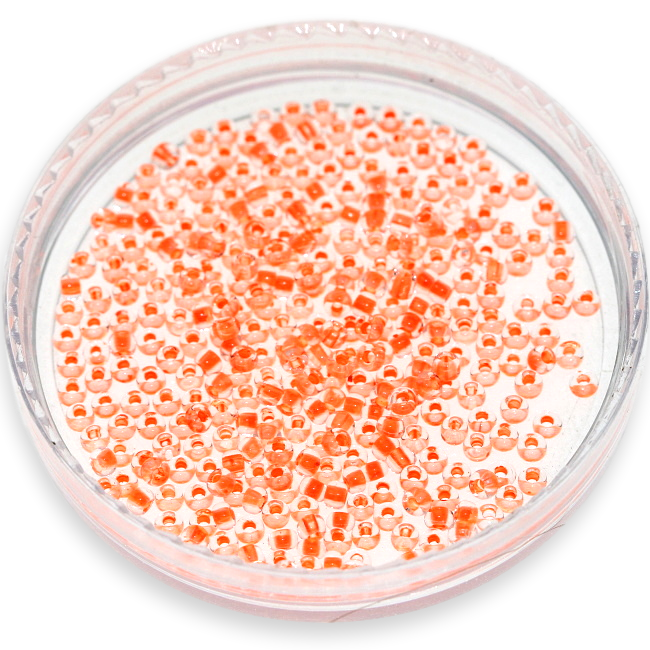 Oranžový rokajl- PRECIOZA, 2mm (10g)