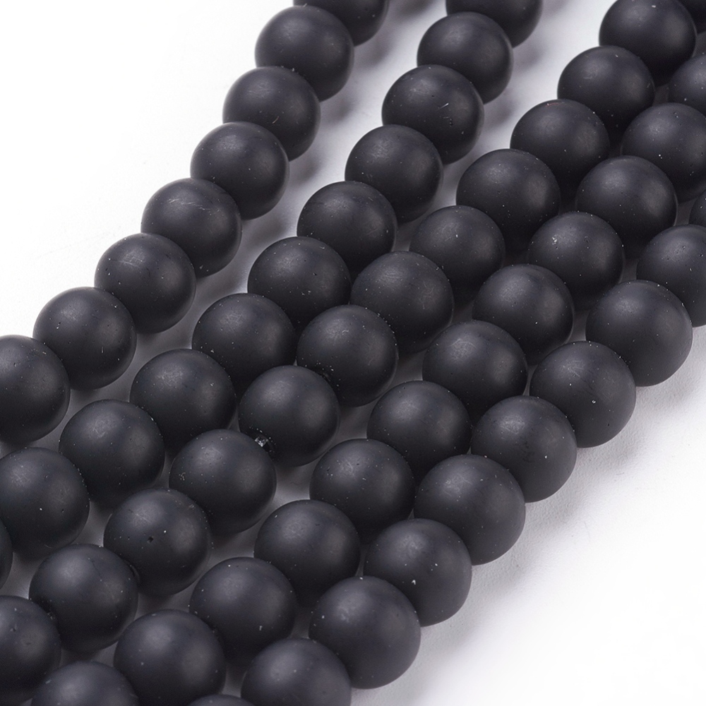 BLACK STONE, kulička, 8mm (10ks)