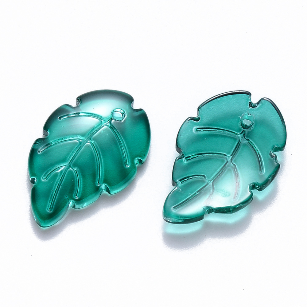 Zelený list, 23x15x3,5mm