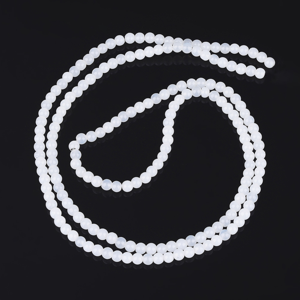 Bílé kuličky, 4mm (30ks)