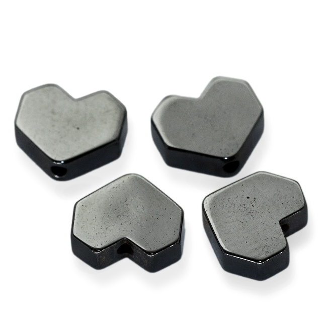 HEMATIT, srdíčko, 8x2,5mm