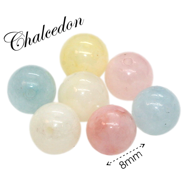 CHALCEDON, kulička, 8mm