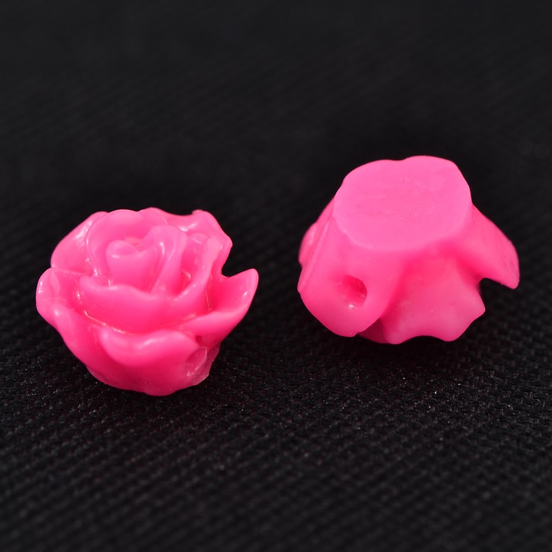 Růžová růže, 6x4mm