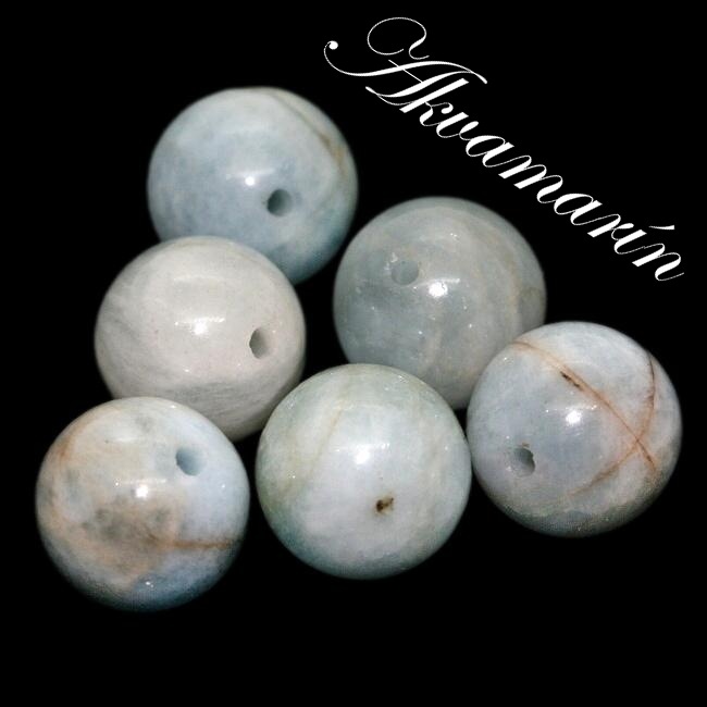 AKVAMARÍN, kulička, 8,5-9mm