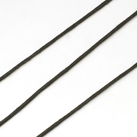 Černá, bavlněná šňůrka, 1,5mm