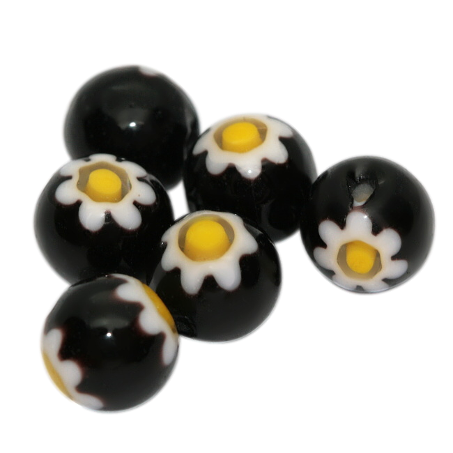Černá kulička, 8mm