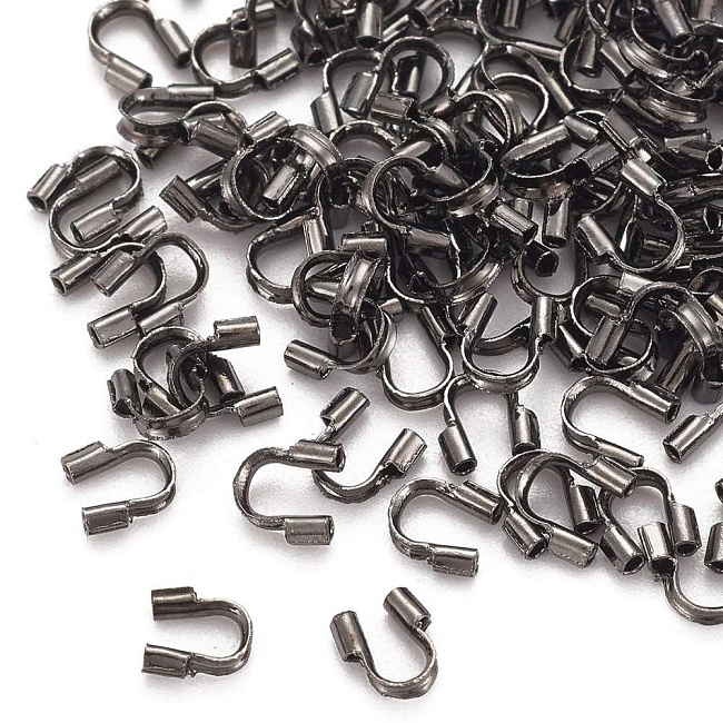 Antracit podkova, koncovka, 4,5mm (10ks)