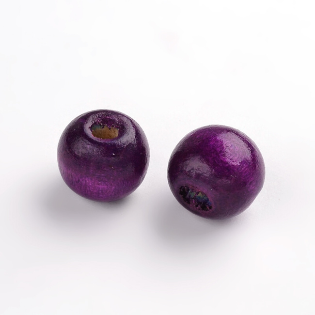 Fialové kuličky, 12mm (10ks)