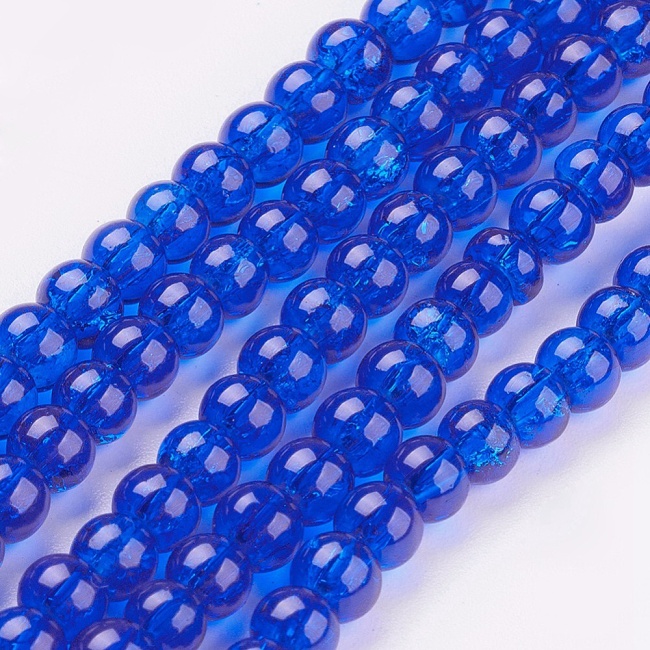 Modré kuličky, 4mm (30ks)