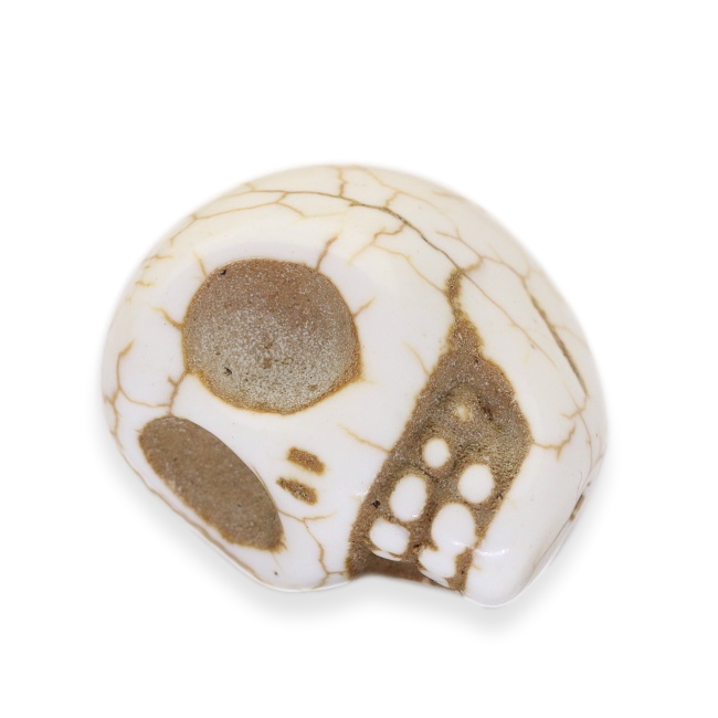 TYRKYS, lebka syntetická, 30x23mm