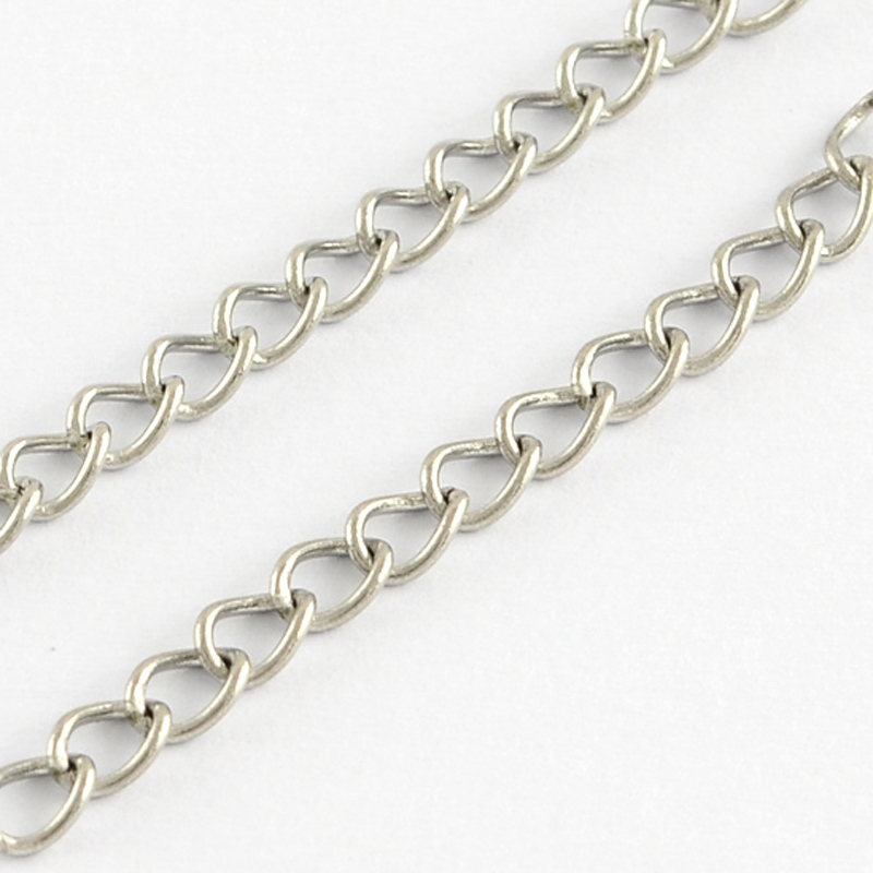Nerez ocel(304), řetízek, 3,3x2,5mm