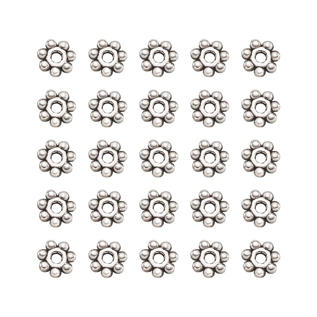 Starostříbrné kolečko, 4,5x1,5mm (20ks)