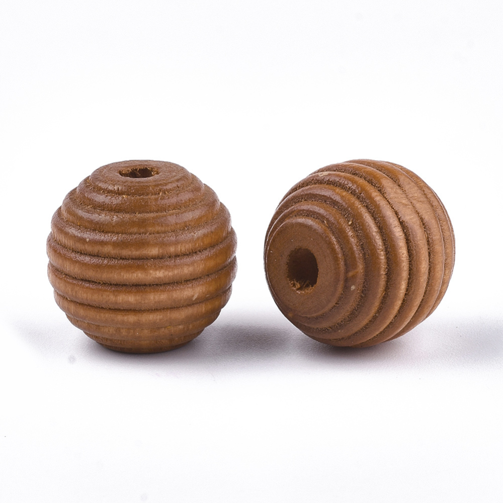 Hnědá kulička, 18x17mm