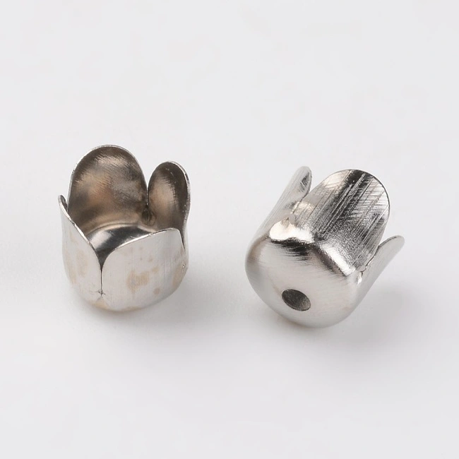 Platinový kaplík, 7x6mm (10ks)