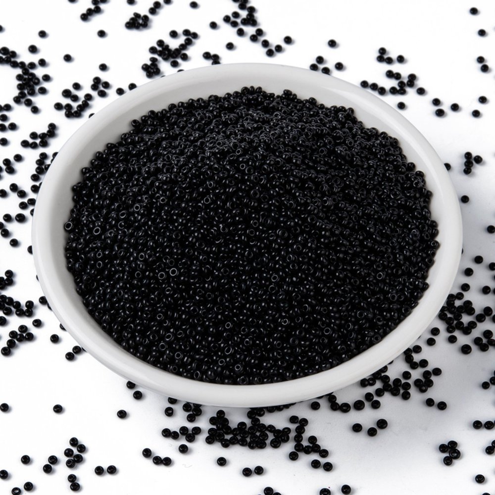 Černý rokajl, 2mm (10g)