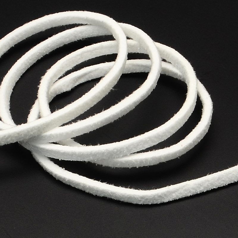 Bílá kůže, 3x1,5mm