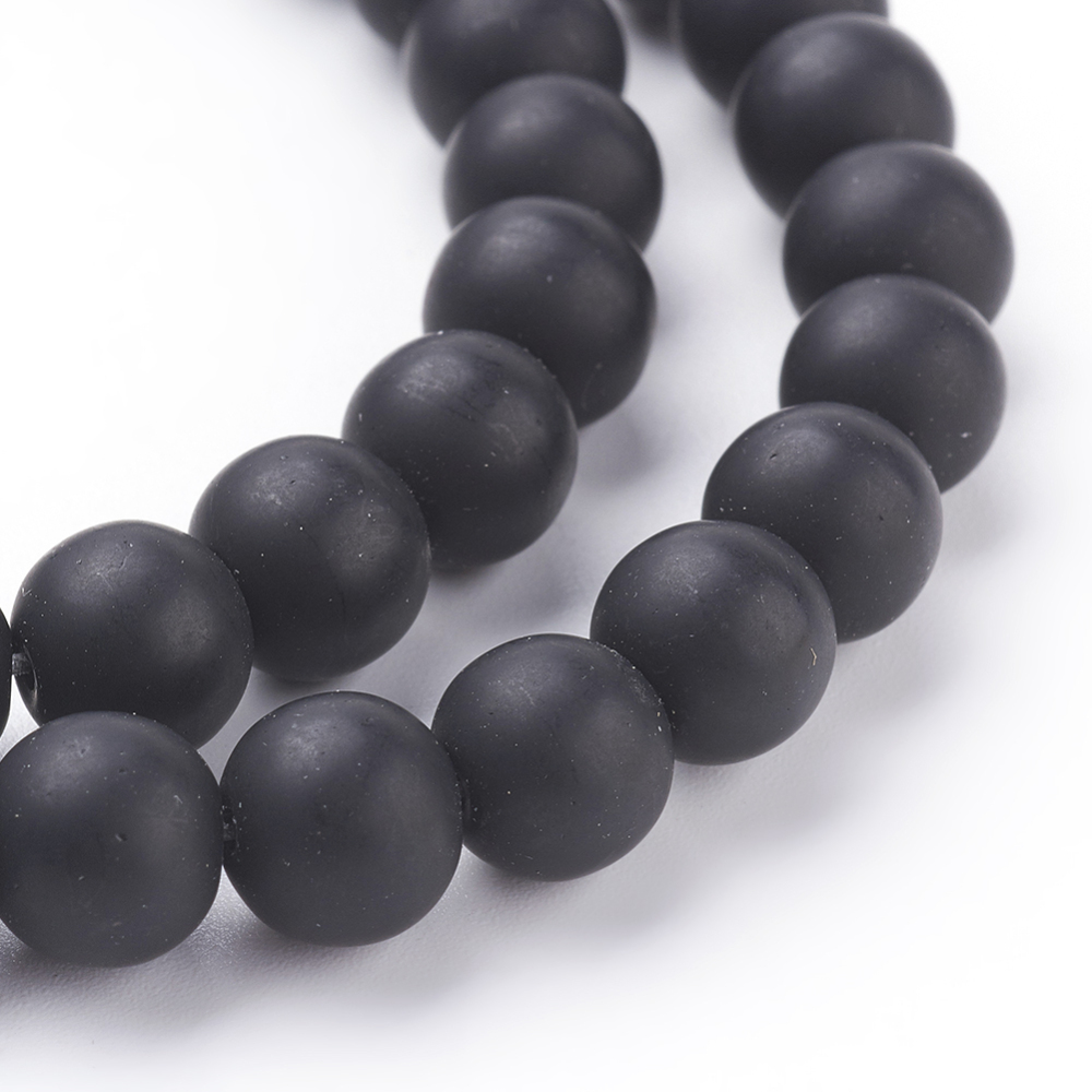 BLACK STONE, kulička, 8mm (10ks)