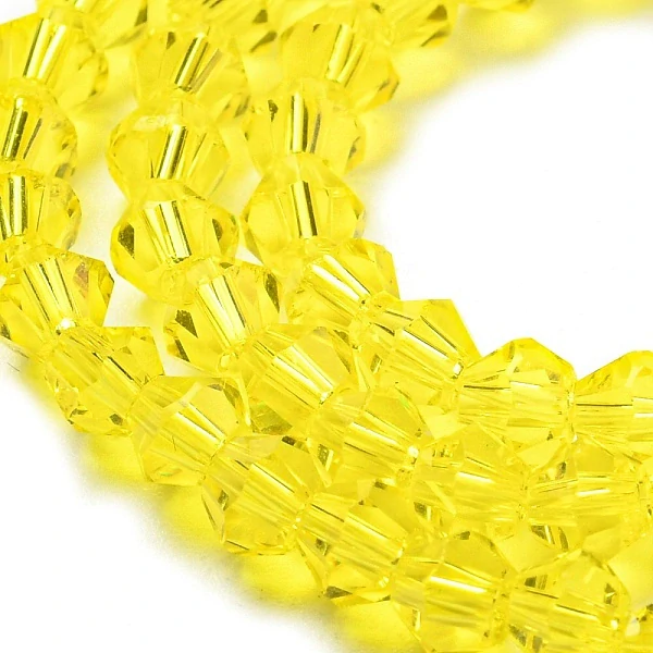 Žlutá sluníčka, 4mm (10ks)