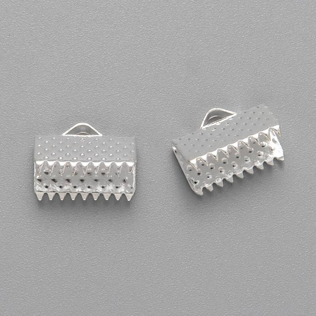 Stříbrná koncovka, 10x7mm